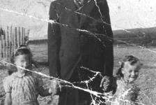 256: James Carroll with his daughters Catherine &amp;amp; Anne. (circa 1943) [courtesy of Betty (Carroll) Spurvey]  - James son of Stanislaus Carroll &amp;amp; Mary Joseph Ryan